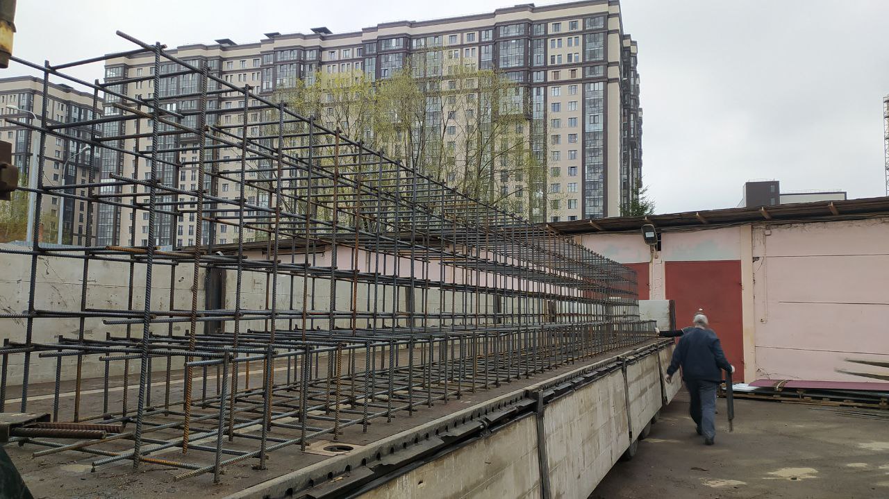 Монтаж арматурных каркасов из пенополиизоцианурата